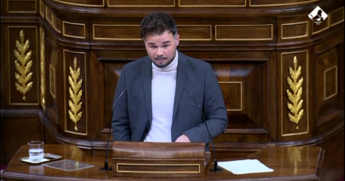 Cuando Rufián tachó de bulo un gran apagón y señaló a la derecha: «Un ...