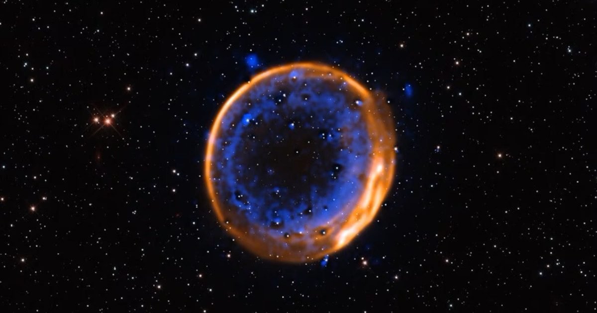 Un telescopio capta los restos de una estrella destruida tras una doble ...