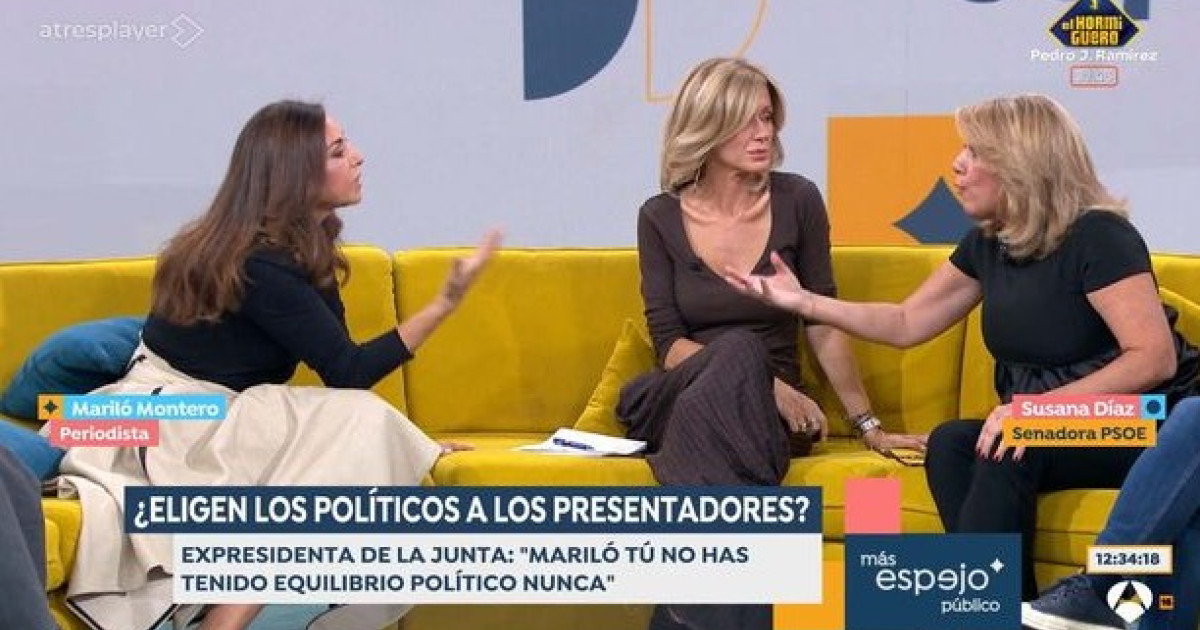 Mariló Montero acusa a Susana Díaz de haberla purgado de Canal Sur: «A ti no te gustaba el debate que hacía»