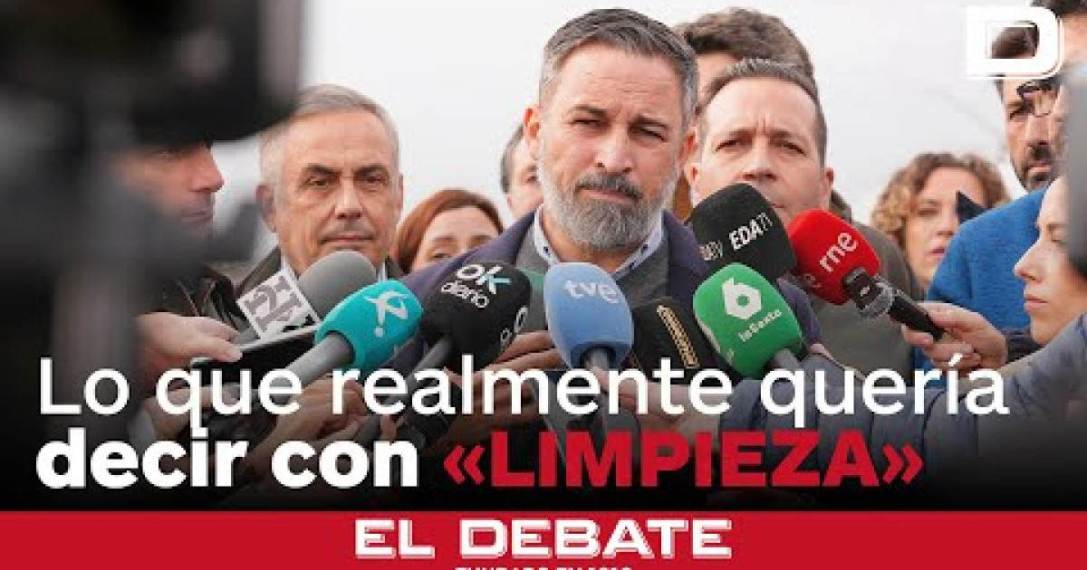 Abascal aclara que se refería a Sánchez y no a Robe cuando habló de ...
