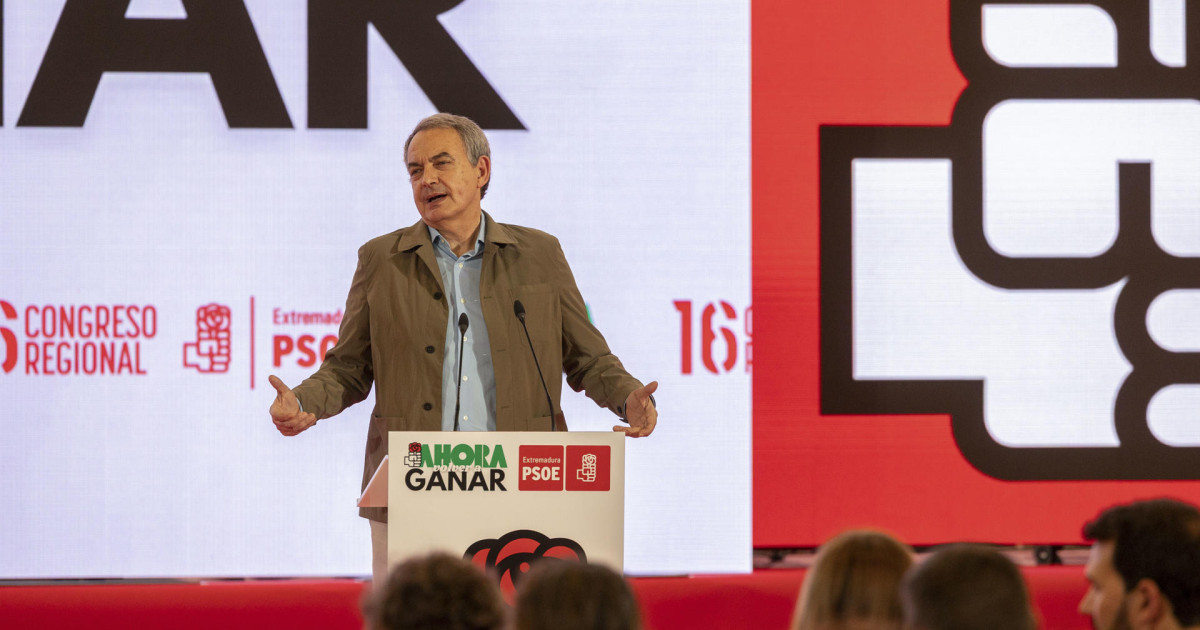 Zapatero exige al PP tirar «a la basura» el pacto con Vox en ...