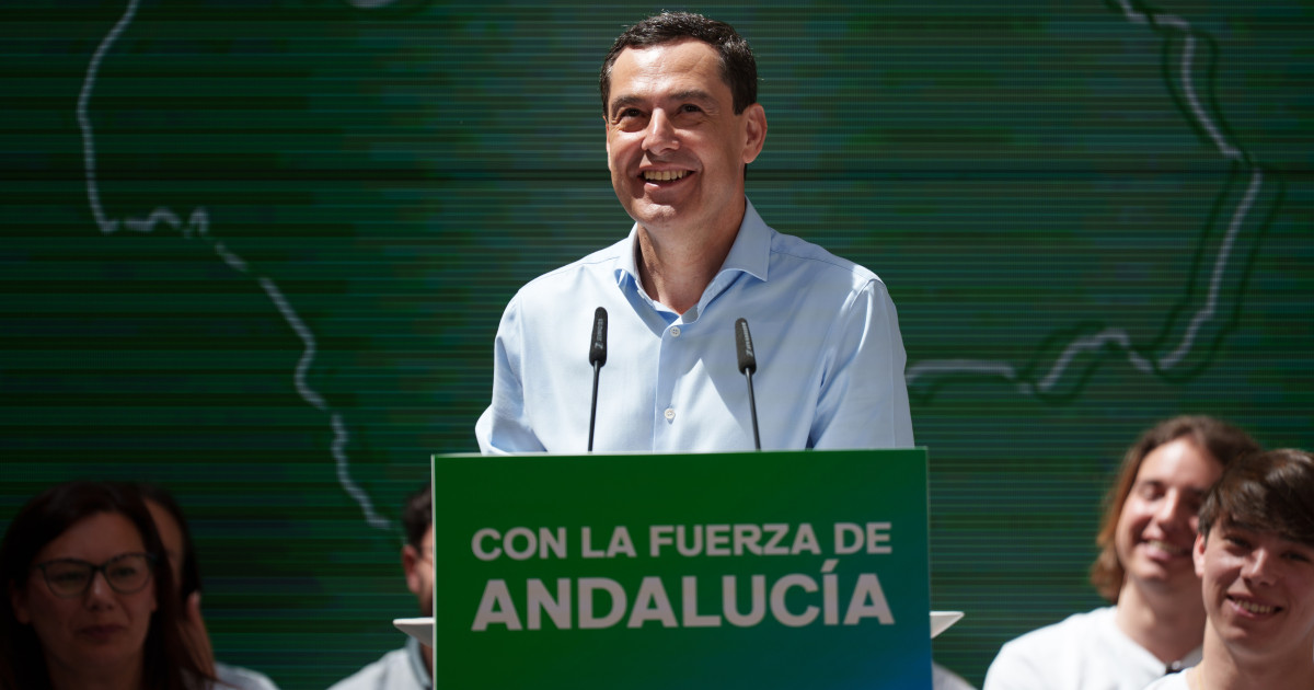 Juanma Moreno cierra la campaña electoral en Málaga, en directo