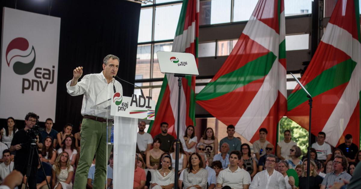 El presidente del PNV descarta apoyar una moción de censura de un PP ...