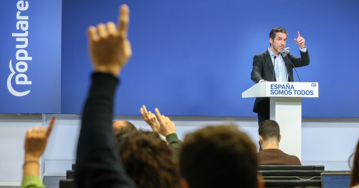 Rueda de prensa posterior a la reunión del Comité de Dirección del PP ...
