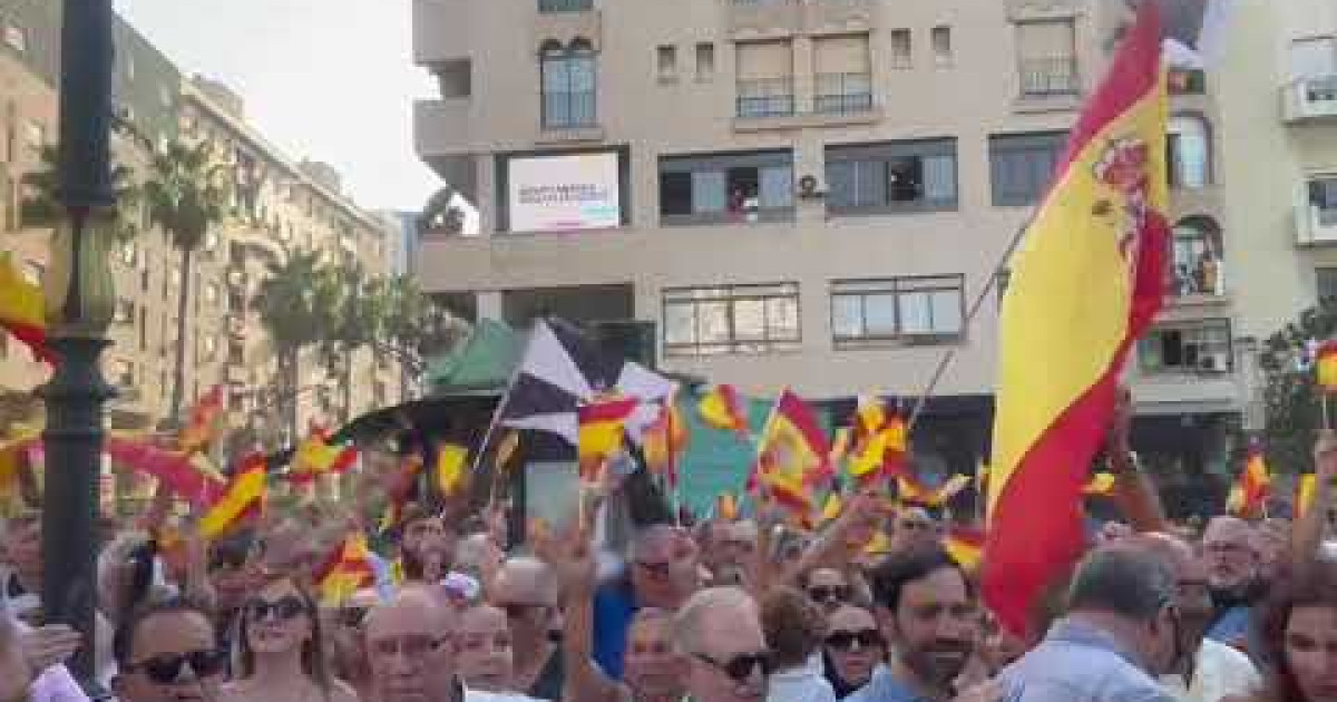 Manifestación en Ceuta contra la crisis migratoria