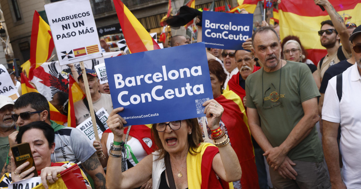 Barcelona acogerá el 12-O una manifestación bajo el lema «Cataluña con Ceuta. Una misma España»